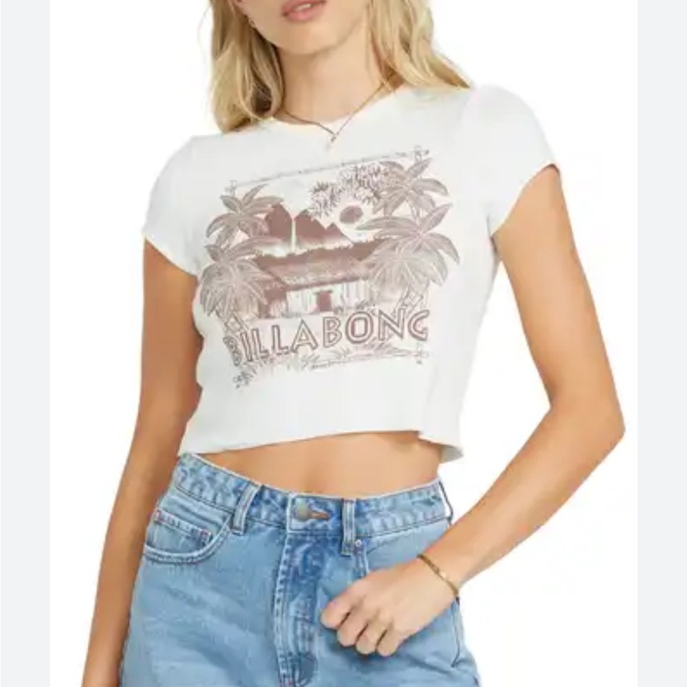 Billabong Heritage Diamond Cotton Graphic T-Shirt